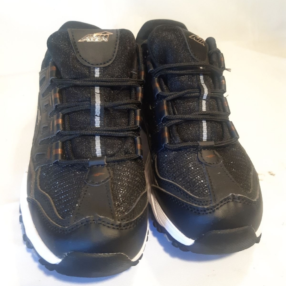💕EUC AVIA Black Memory Foam Shoes 9